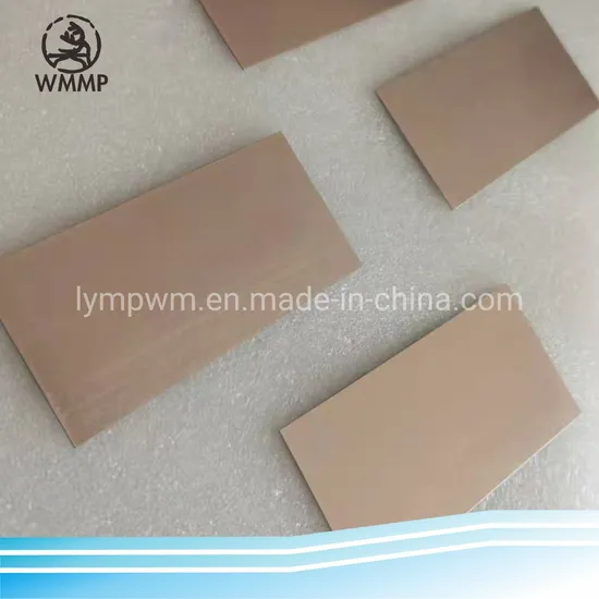 Molybdenum Sheet Molybdenum Copper Mo60cu40 Alloy Sheet&Heat Sinker Sheet 