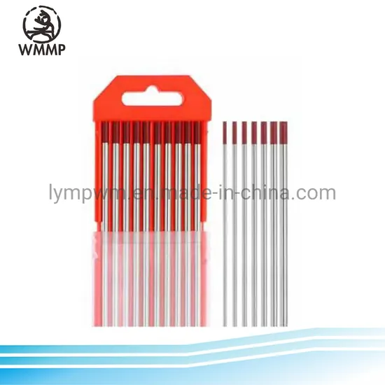 Tungsten Electrodes WT20 (red) WP (green) Electrodes WL20 (blue) WC20 (gray) Tungsten Welding Rods Electrodes 