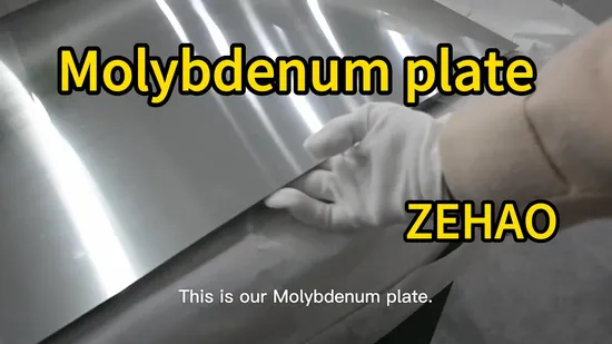 Manufacturers Selling High Quality 6mm 8mm Molybdenum Plates Molybdenum Sheets by Professional Export Customized 