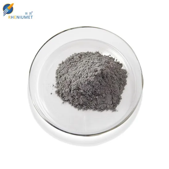 High Purity Rhenium Powder 99.99%Min, 4n Re Metal Powder for Superalloy Addition 